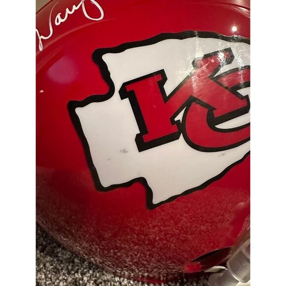 Warren Moon signed autographed Kansas City Chiefs Full Size Rep Helmet Beckett - Picture 3 of 10